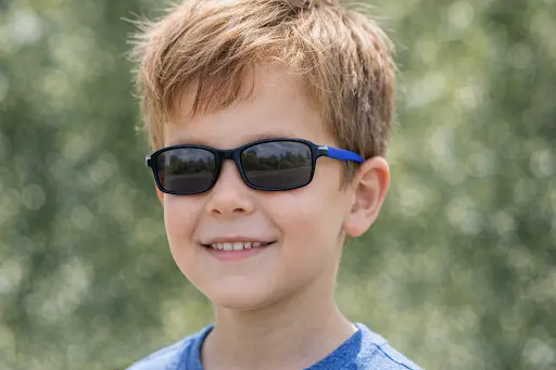 Kids eyewear for light sensitivity and low vision